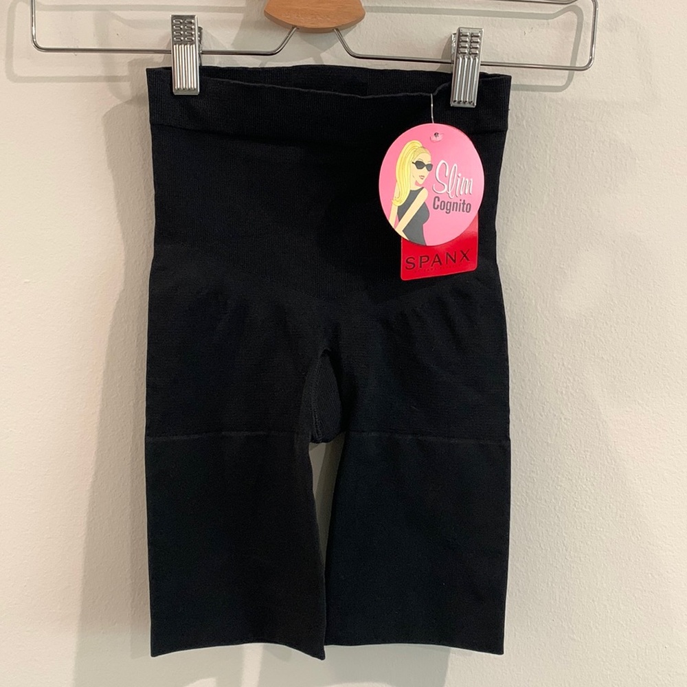 Spanx Mid Thigh Shaper Black Size S Women